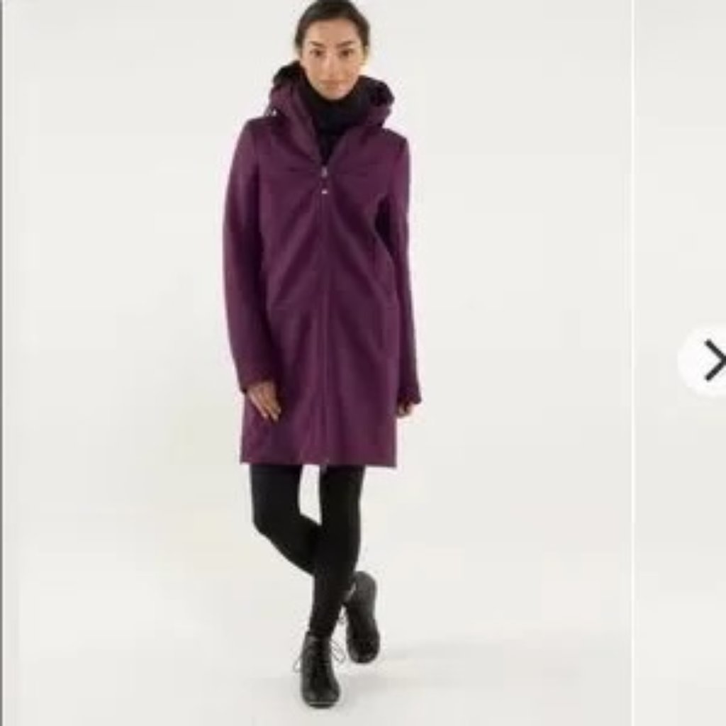 Lululemon City Softshell Tweed Jacket Plum Purple Size Medium